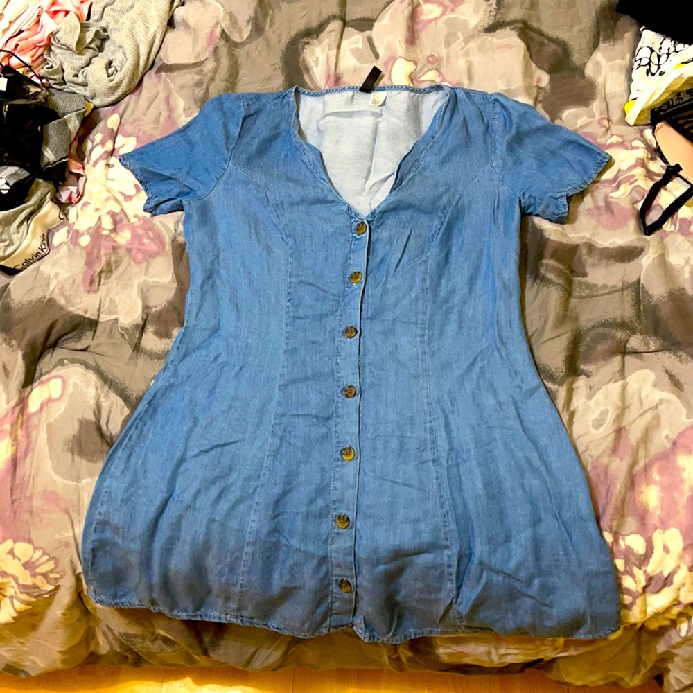 H&M denim dress